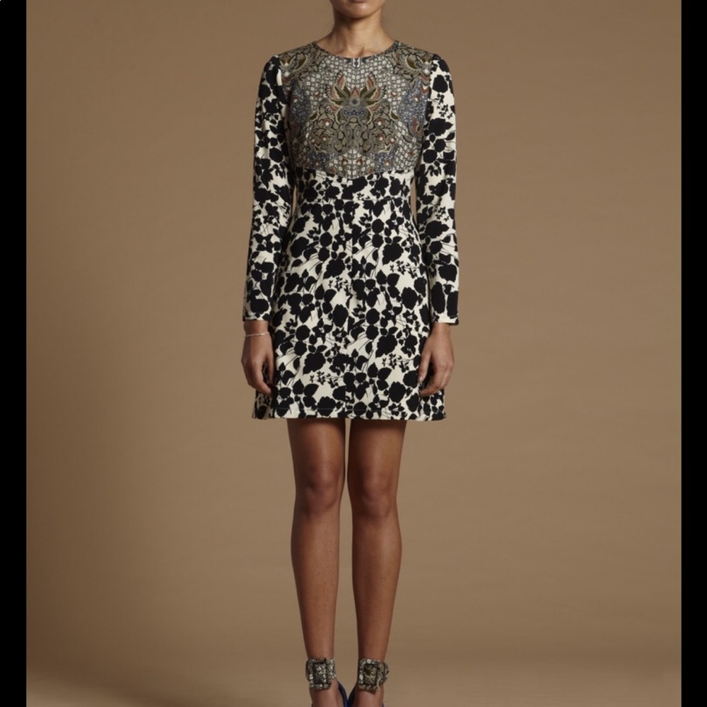 Ong Shunmugam patterned dress Fifth collection